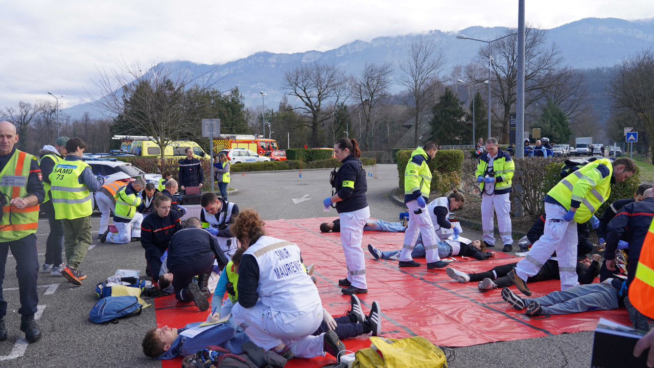 Savoie Retour Sur L Exercice De S Curit Civile L A Roport De Chamb Ry