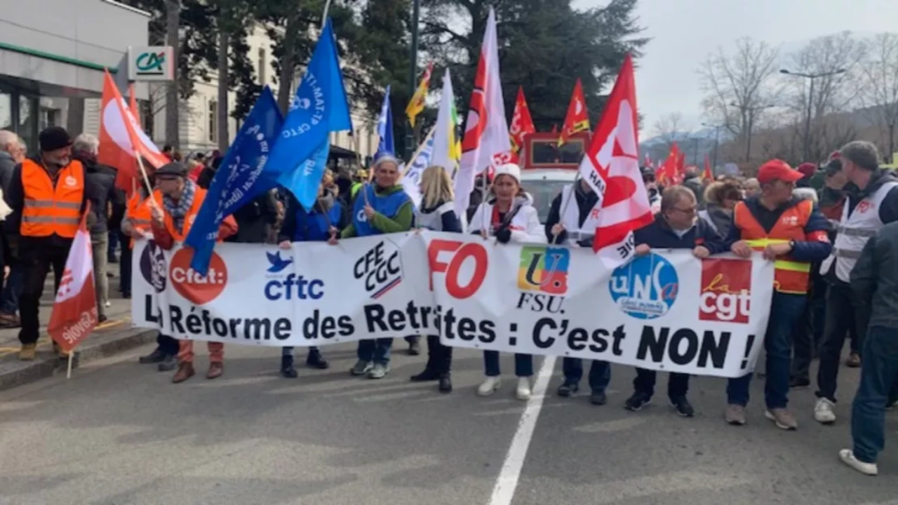 Retraites: la mobilisation se poursuit en Pays de Savoie