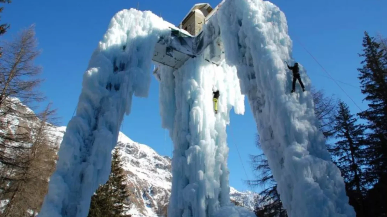 Savoie : de l'Escalade sur glace en Vanoise ce week end