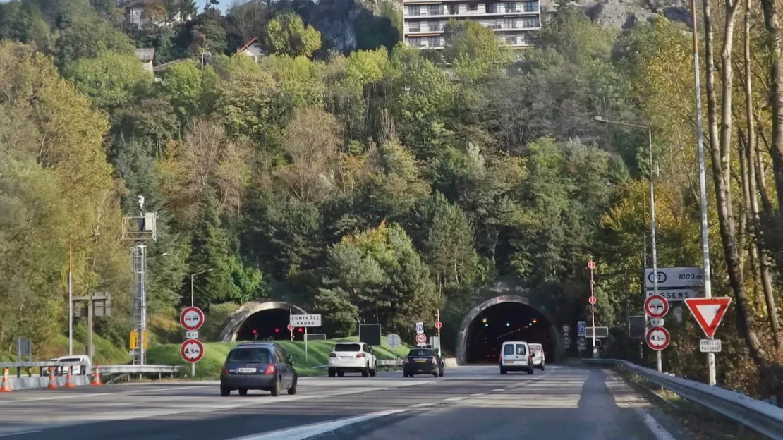 Chambéry : des travaux nocturnes au tunnel des Monts cette semaine
