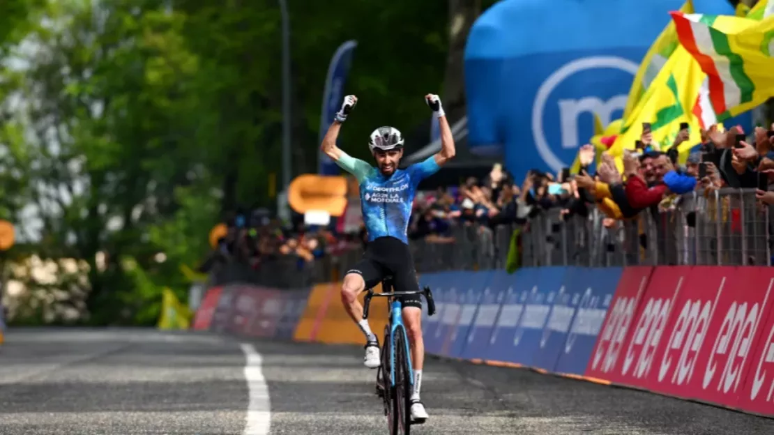 Cyclisme: un haut-savoyard remporte une étape du Giro