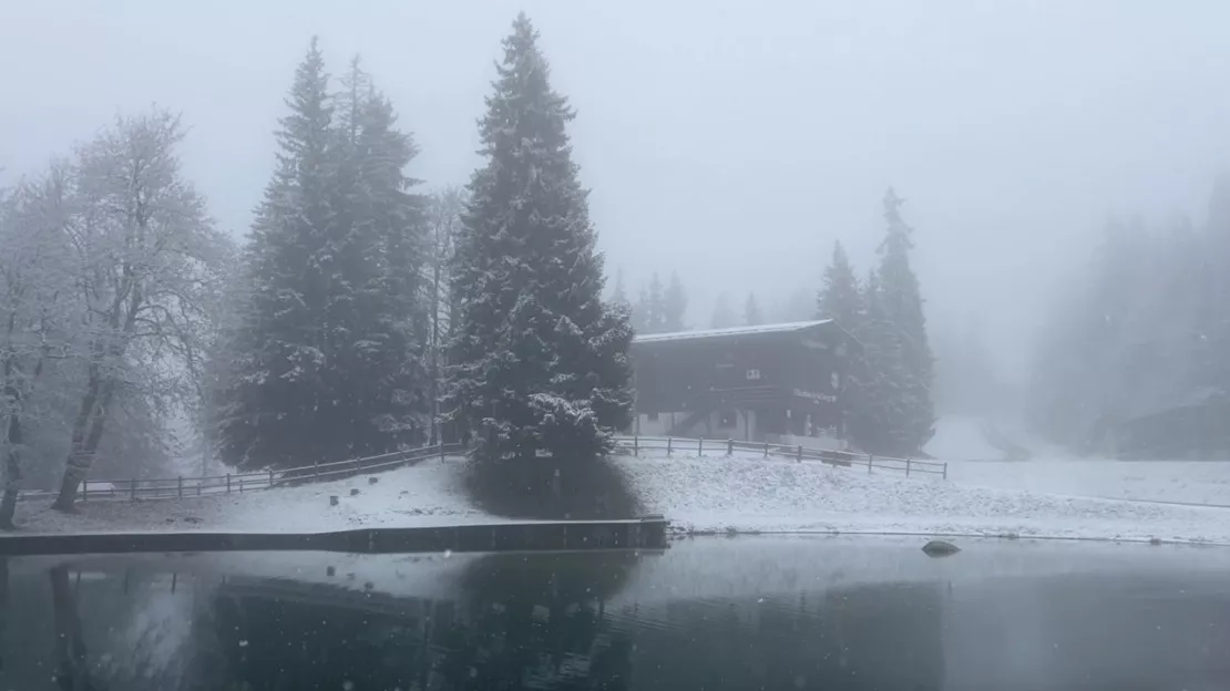 L'hiver est arrivé en montagne