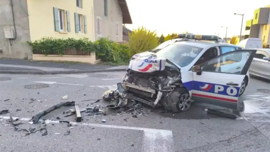 La course-poursuite se termine mal pour les policiers à Annemasse : un agent blessé