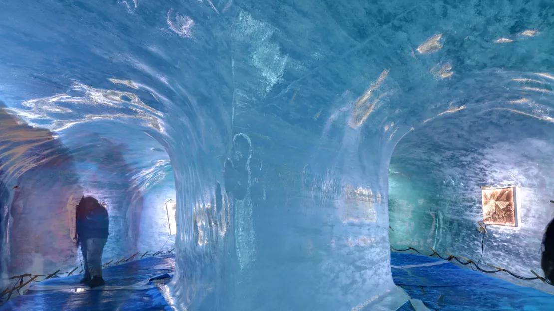 La grotte de glace à Chamonix va fermer ce week-end
