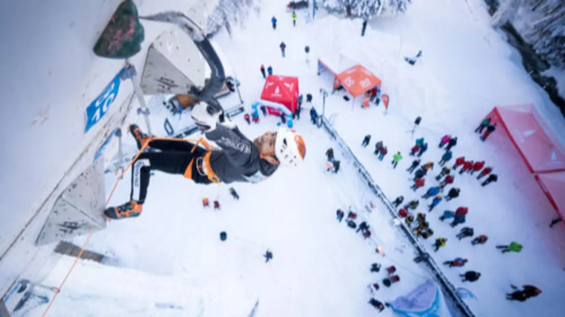 La Plagne: bientôt le retour de la coupe du monde d'escalade sur glace