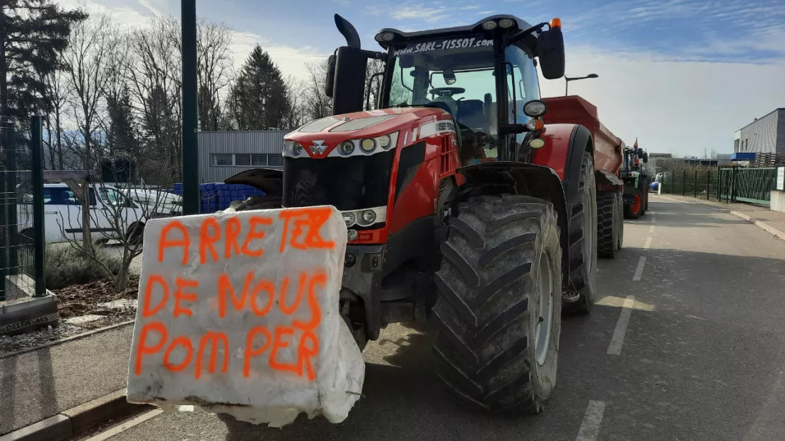 Agriculteurs : le blocage de l’A41 en Haute-Savoie est terminé