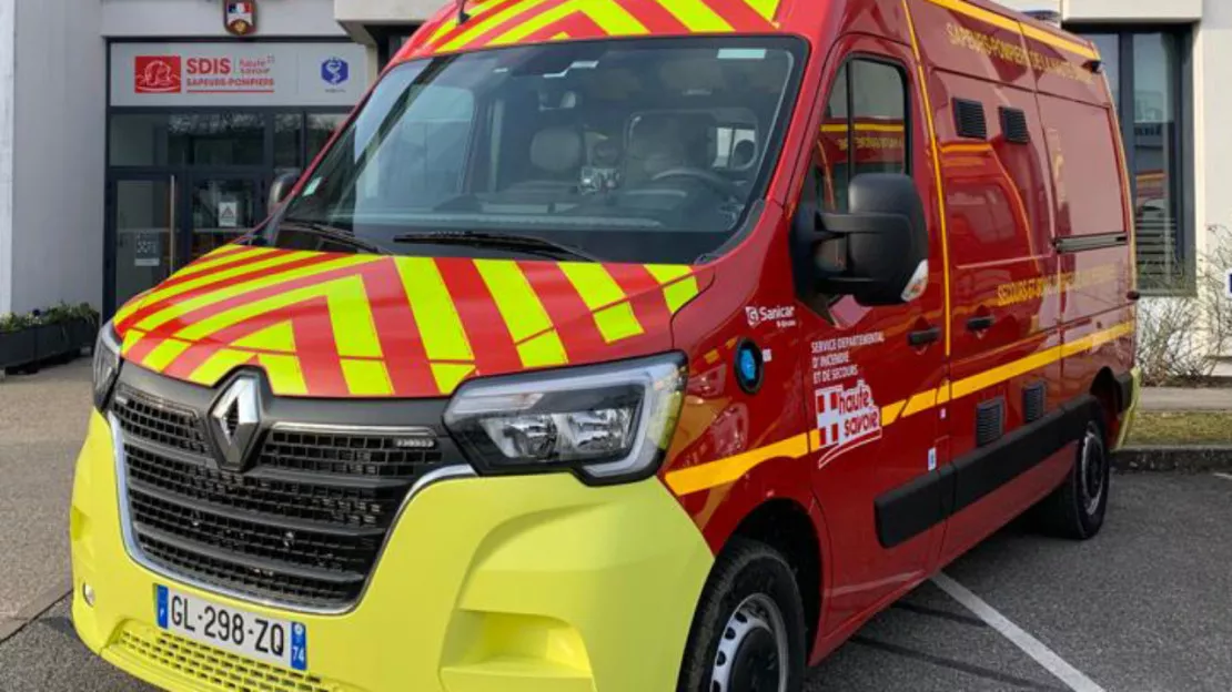 Un accident de la route à Fillinges en Haute-Savoie