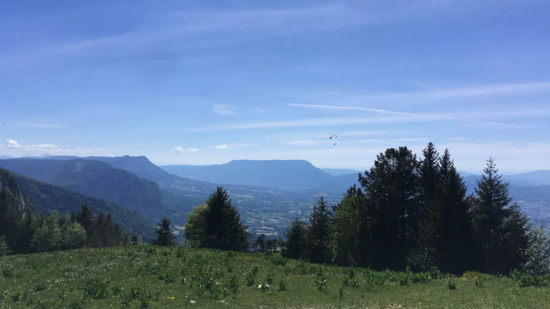 Un important incendie en cours dans le massif du Semnoz