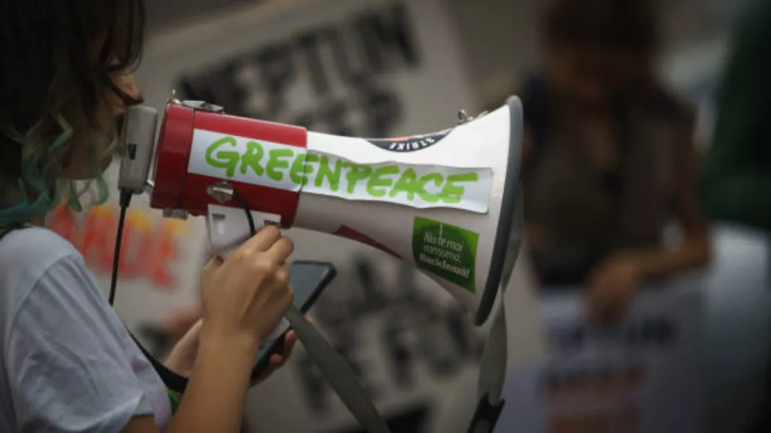 Une action de Greenpeace samedi dans le centre d’Annecy