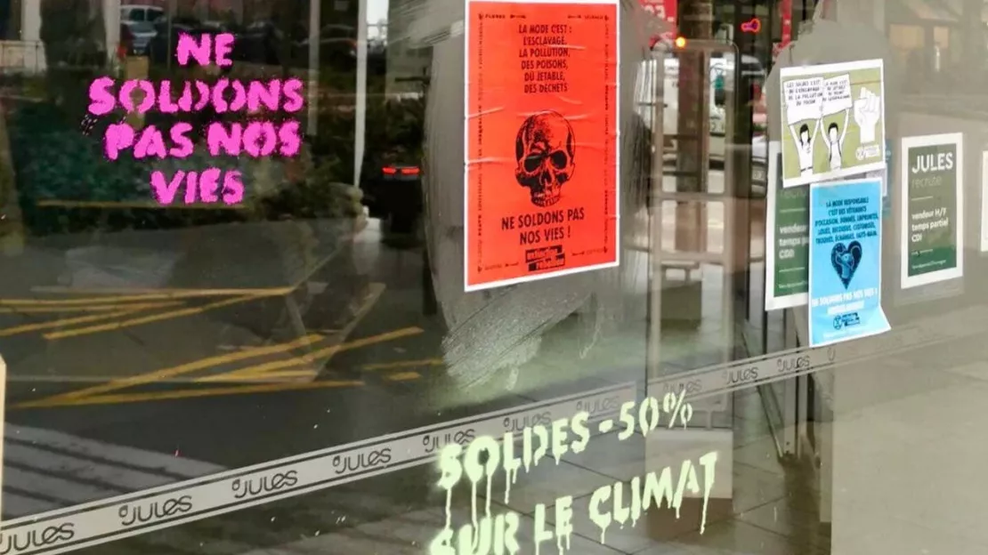 Une action « anti-soldes » menée à Chambéry  ce week-end
