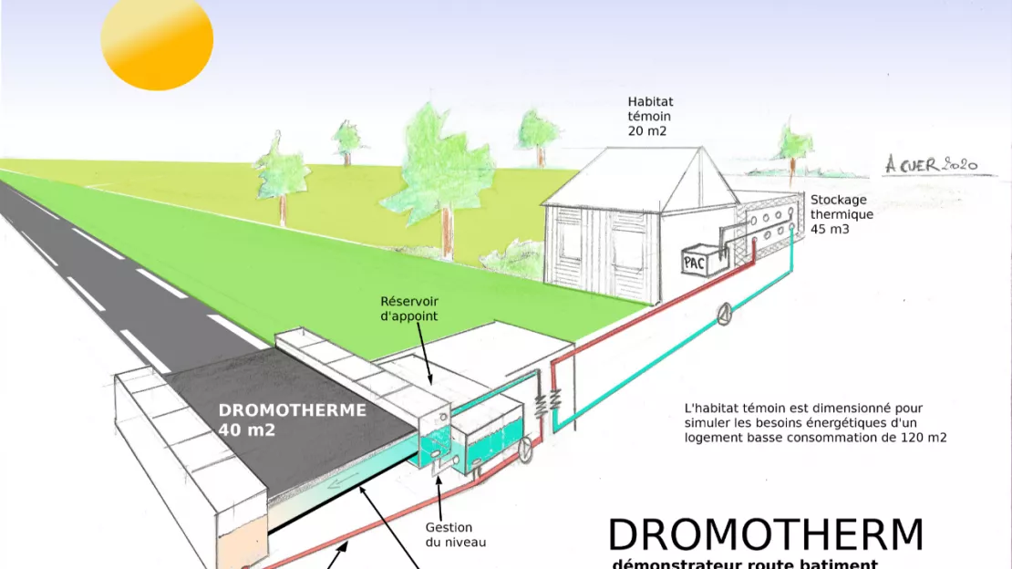 Une expérimentation thermique sur la route à Savoie Technolac