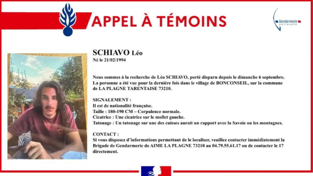 Aime-la-Plagne : Un homme de 32 ans porté disparu Aime-la-Plagne : Un homme de 32 ans porté disparu