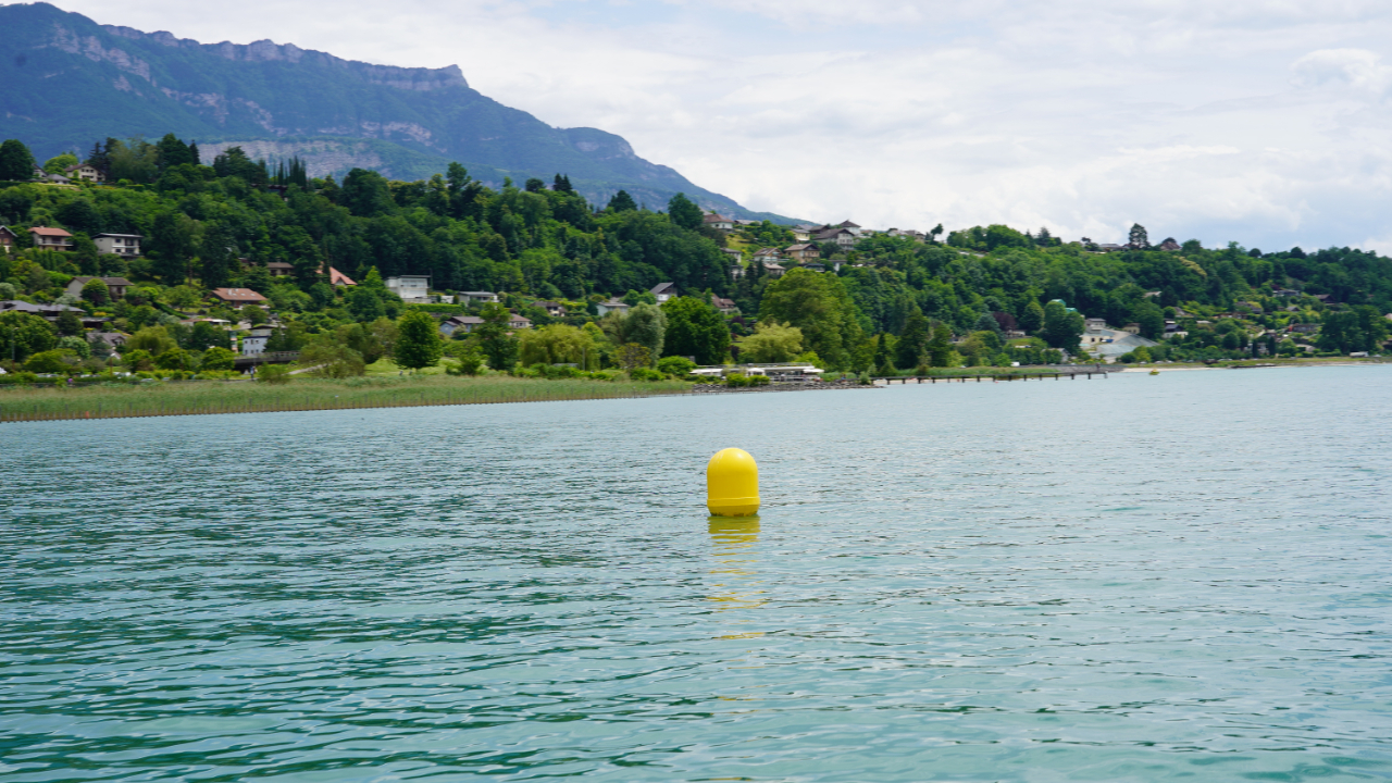 Aix-les-Bains : Op&eacute;ration de s&eacute;curisation sur le lac du Bourget