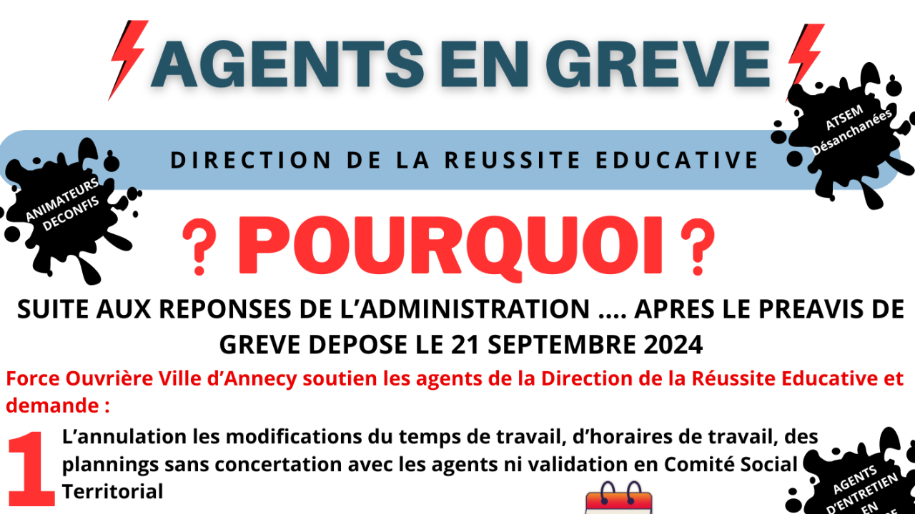 Annecy: gr&egrave;ve des agents des &eacute;coles ce vendredi