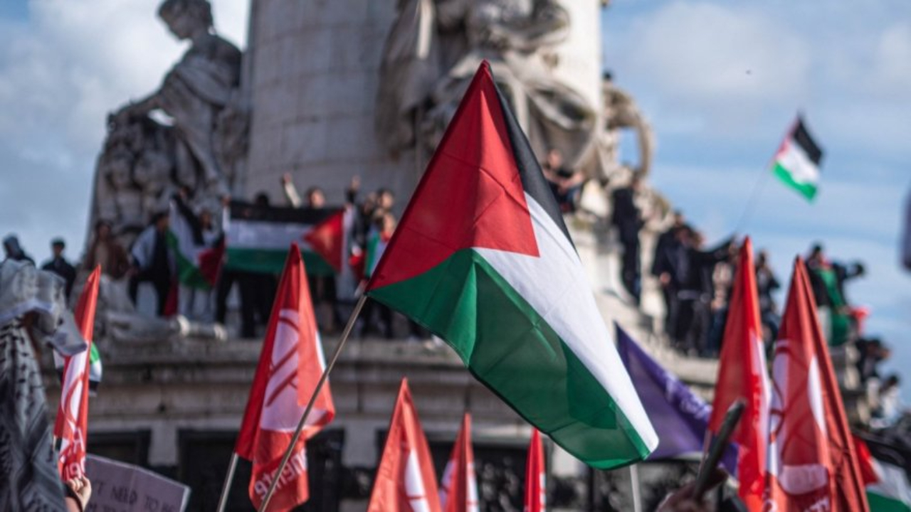 Annecy : une manifestation en soutien à la Palestine Annecy : une manifestation en soutien à la Palestine