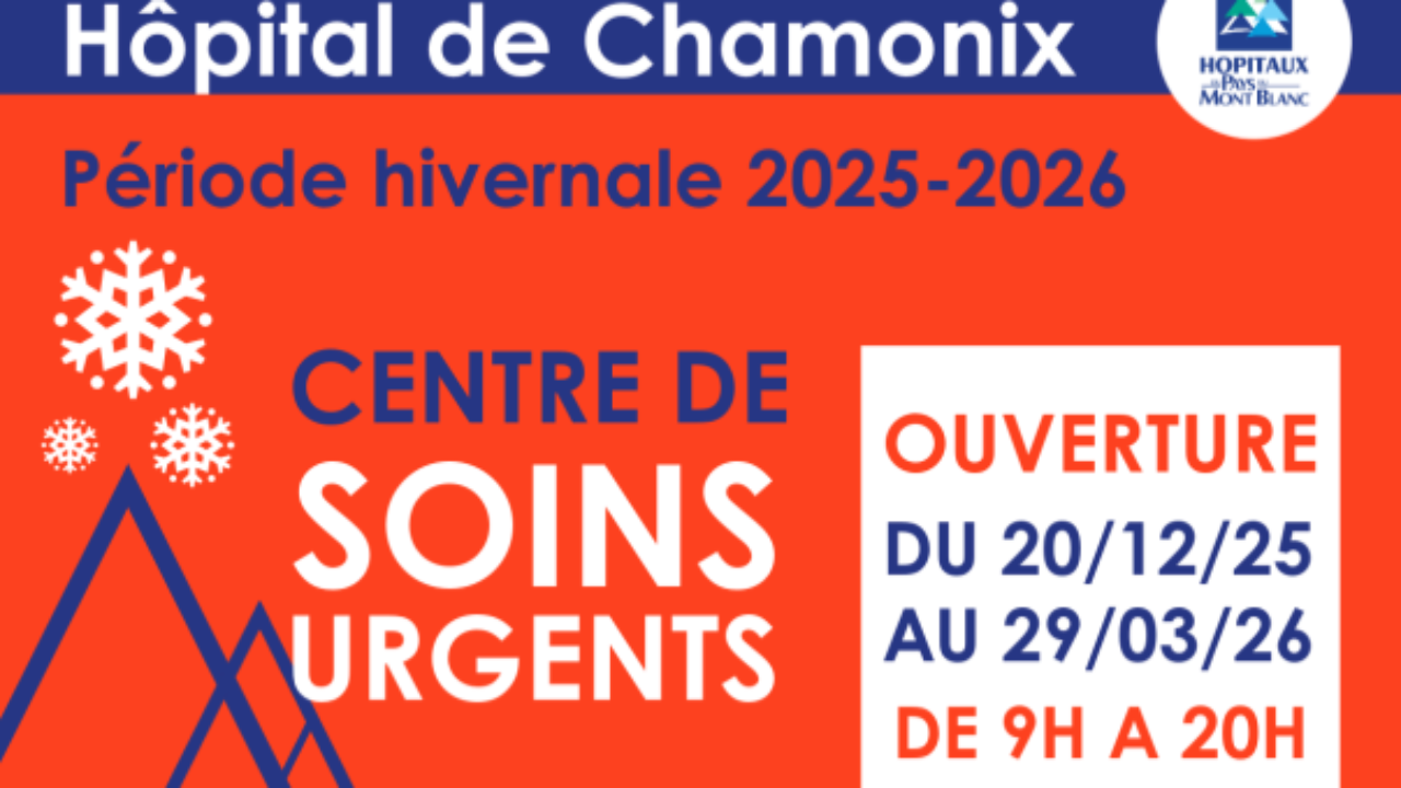 Chamonix : les urgences sont ouvertes pour la saison d'hiver