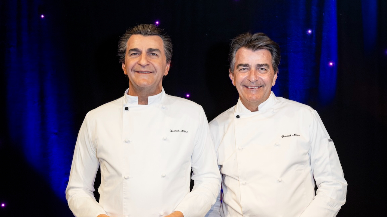 Courchevel : Le chef Yannick All&eacute;no entre au Mus&eacute;e Gr&eacute;vin