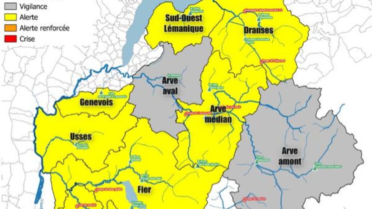 Haute-Savoie : l'alerte s&eacute;cheresse renforc&eacute;e