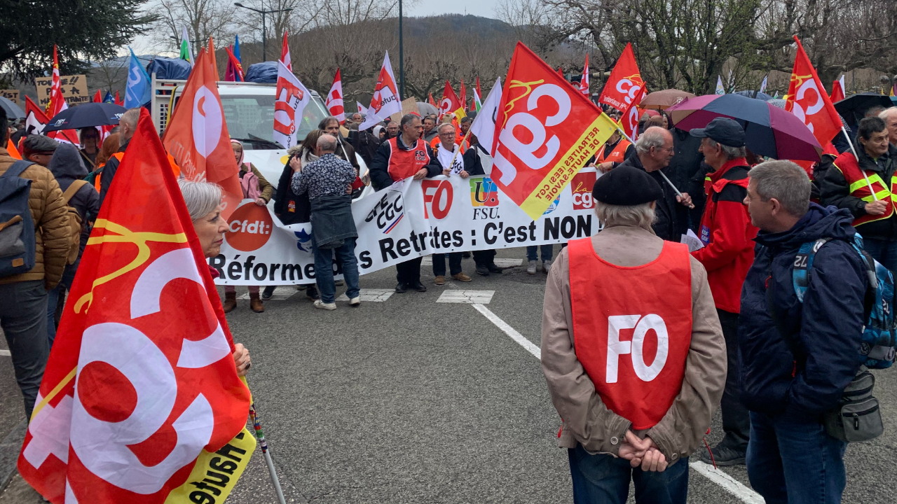 Haute-Savoie : les retraités appellent à manifester le 3 décembre Haute-Savoie : les retraités appellent à manifester le 3 décembre