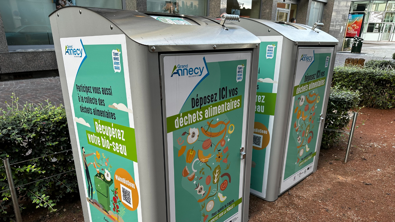 Un nouveau service de collecte des d&eacute;chets alimentaires au Grand Annecy