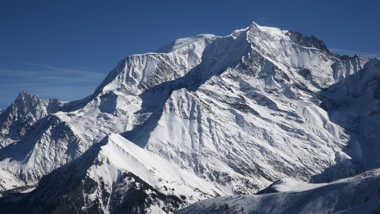 Une avalanche dans le Mont-Blanc ce mercredi Une avalanche dans le Mont-Blanc ce mercredi