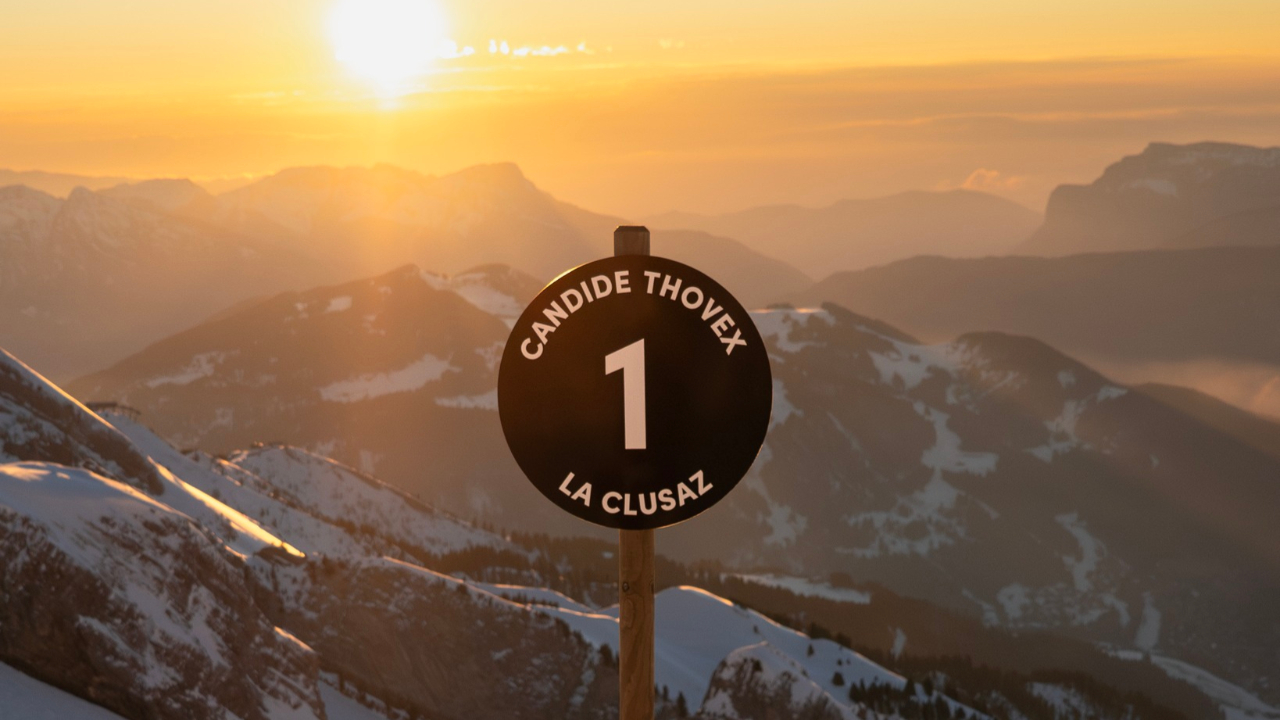 Une piste Candide Thovex &agrave; La Clusaz !