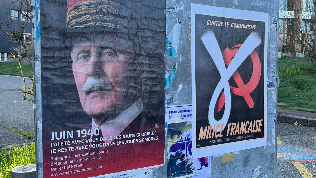 USMB : des affiches &agrave; la gloire de P&eacute;tain d&eacute;couvertes sur le campus de Jacob-Bellecombette