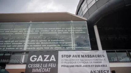 La ville d'Annecy au soutien de Gaza