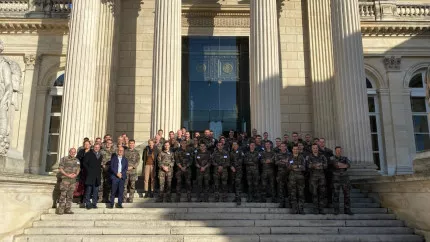 Le 27ème BCA en visite à l’Assemblée nationale mardi
