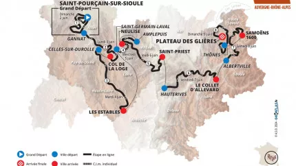 Le Crit&eacute;rium du Dauphin&eacute; s&rsquo;ach&egrave;vera en Pays de Savoie cette ann&eacute;e